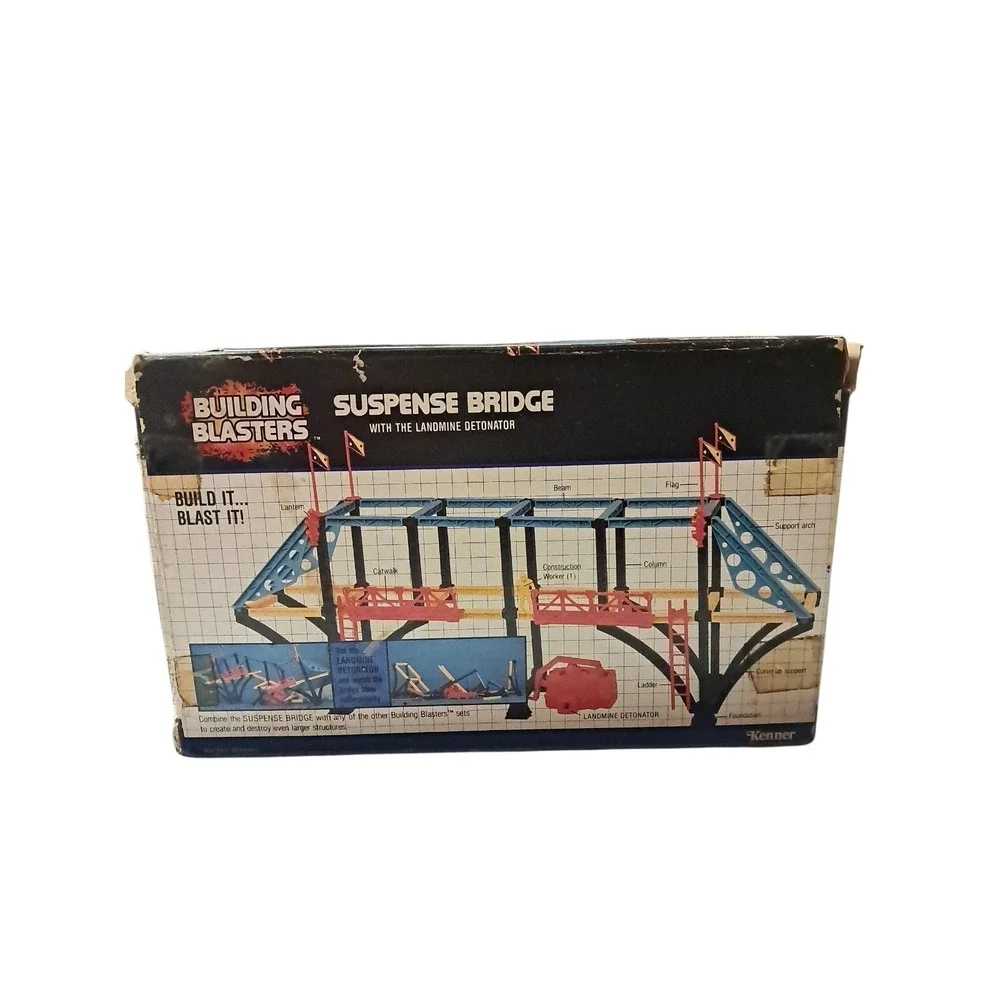 1989 Kenner Building Blasters Suspense Bridge Landmine Detonator #16060